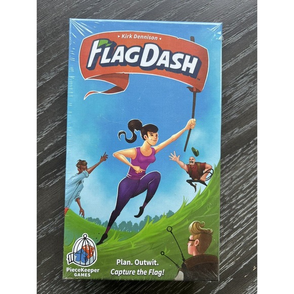 Flag Dash Board Game by Kirk Dennison 2016 Peacekeeper Games, New and Sealed - Picture 1 of 8